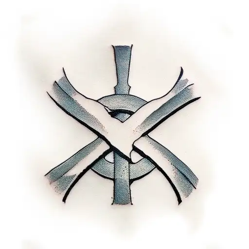 Christian Cross With The Word Shalom