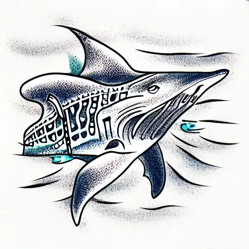 Whale Shark With Human