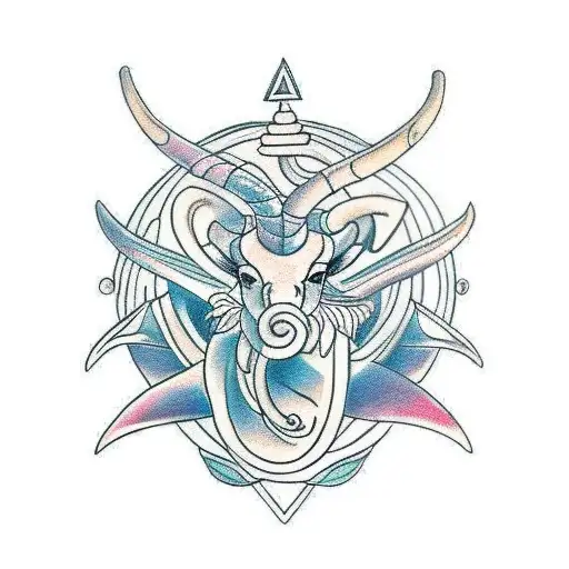 Capricorn With Dumbles