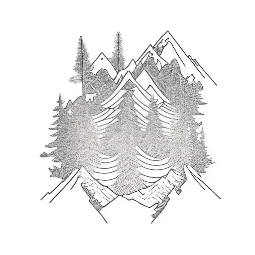 Trees Mountains Pisces