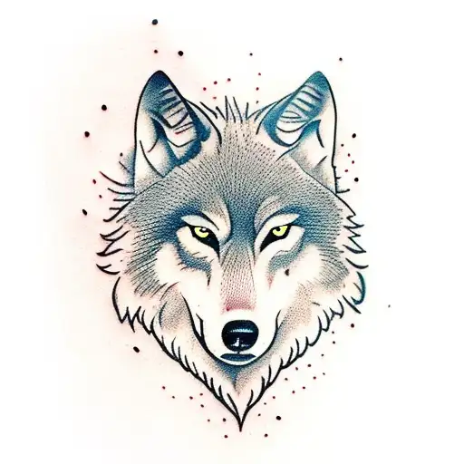 Wolf With A Cacedous In Hand