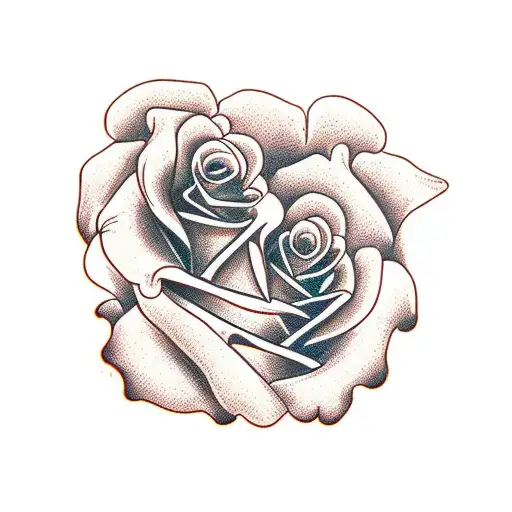 Roses And Skull Shadow