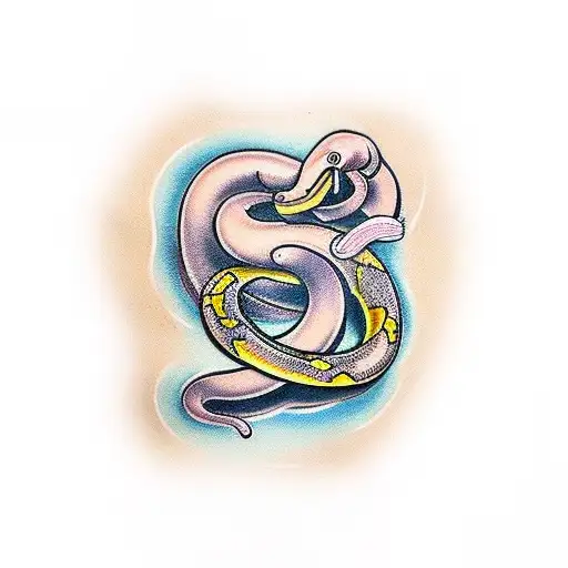 Covering Up A Yellow Snake With Beauty