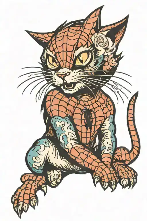 Spiderman Cat
