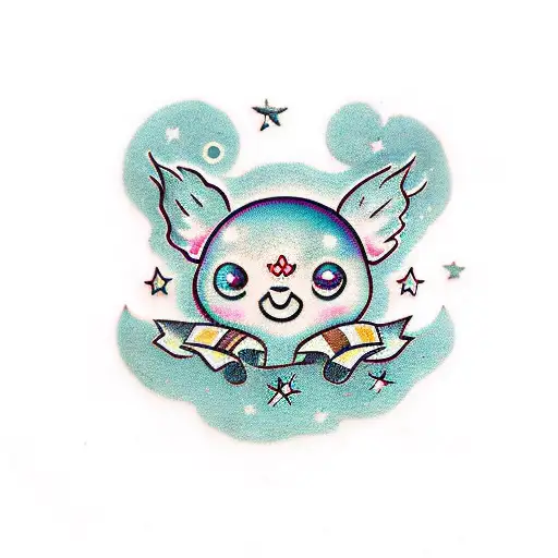 Spooky Cute With Stars Girly