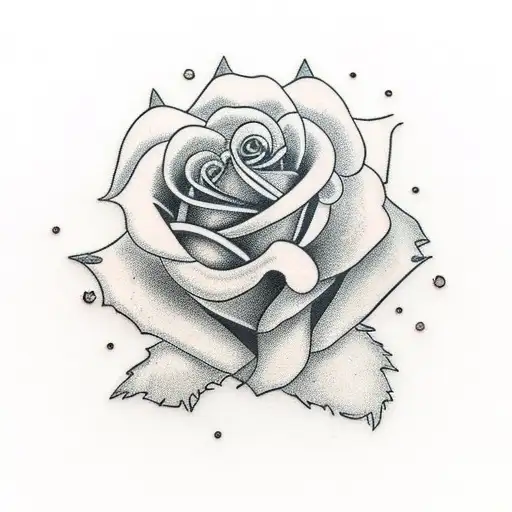 Rose With 'The Truth Shall Make You Free' Around