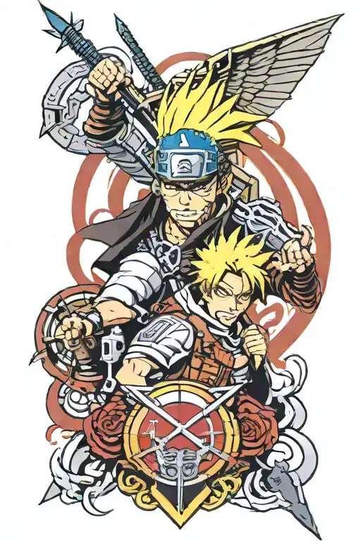 Attack On Titan Naruto Fullmetal Alchemist