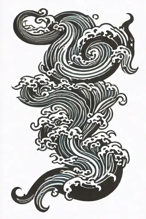 Foots Over Water Waves