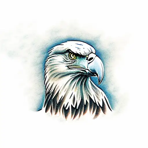 American Bald Eagle Over Hurricane