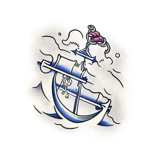 Anchor Rope Sharks Ship