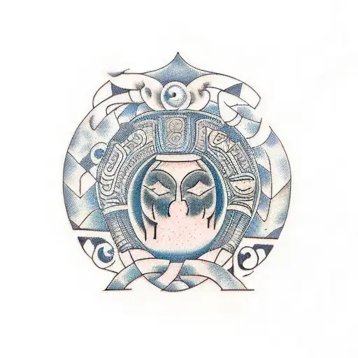 Full Arm Maori With Turtle