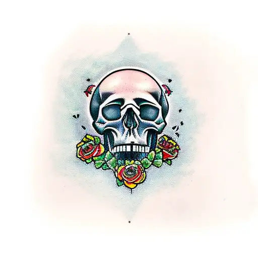 Skull And Roses