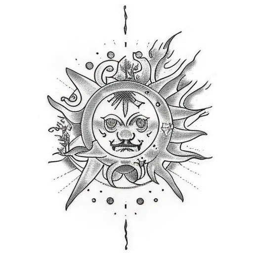 Fish Tree Sun Mountain Virgo