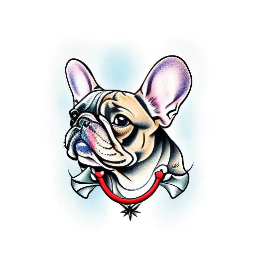 French Bulldog Cartoon
