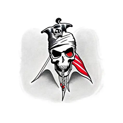 Pirate That Doesn't Have A Head That Is A Skull