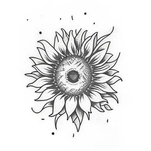 Sunflower In The Desert