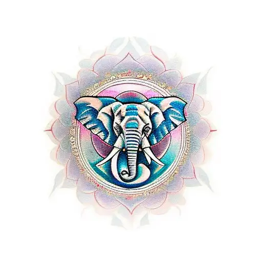Mandala Elephant