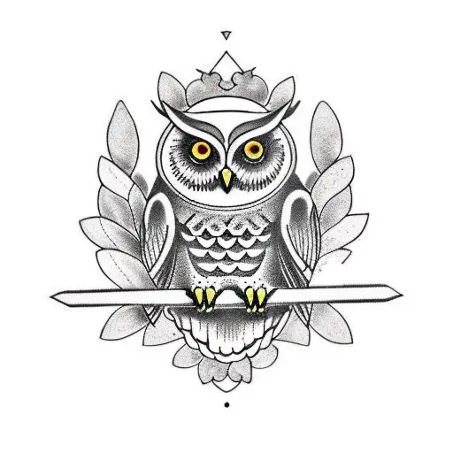 Owl Athena Ancient Greek