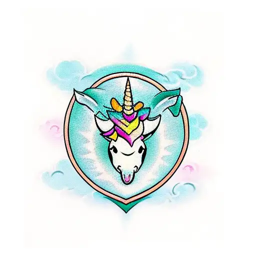 Heart Unicorn Turtle Dinosaur Separated