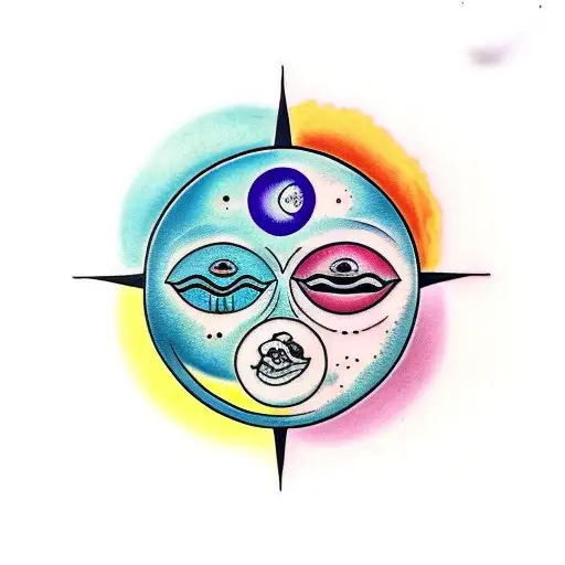 Yin Yang Sun And Moon