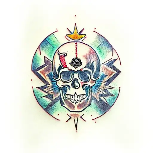 Skull And Third Eye