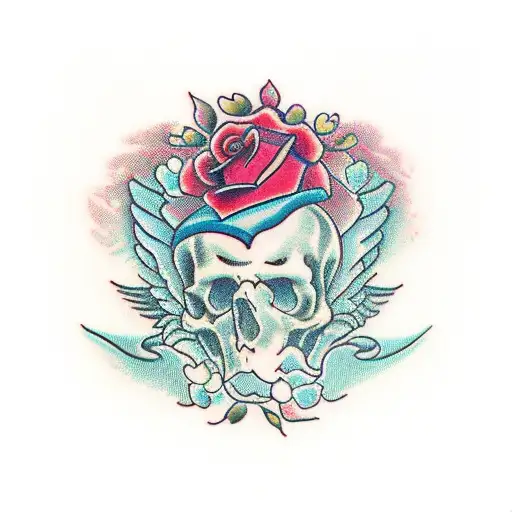 Wing That Start On My With Rose On My Hand