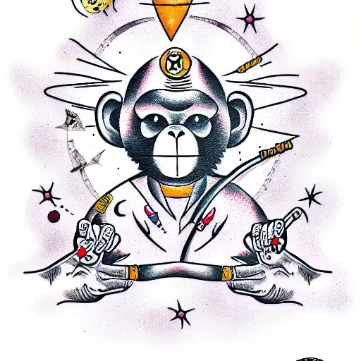 Monkey In Outer Space