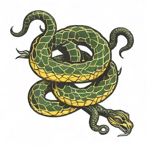 Coiled Snake