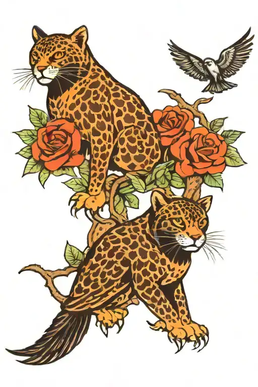 Panther And Owl