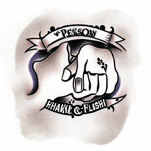 Person And Dog Shaking Hands