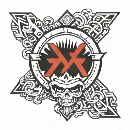 Generation X Symbol Simple Design