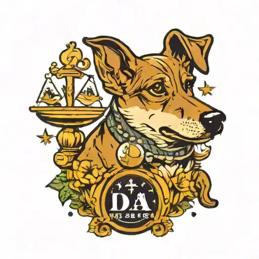 Dog And Libra Sign