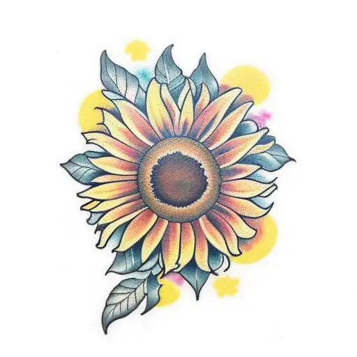 Sunflowers And Daisy Sleeve