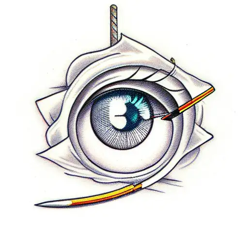 Eye With Bow And Arrow