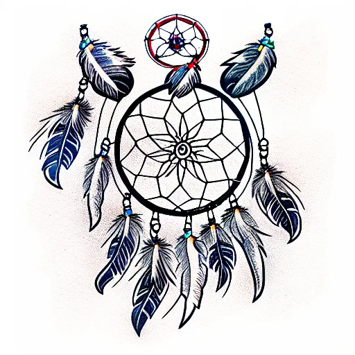 Dream Catcher With Wolf
