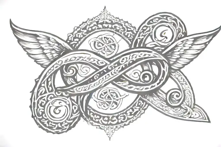 Infinity Symbol Names Written