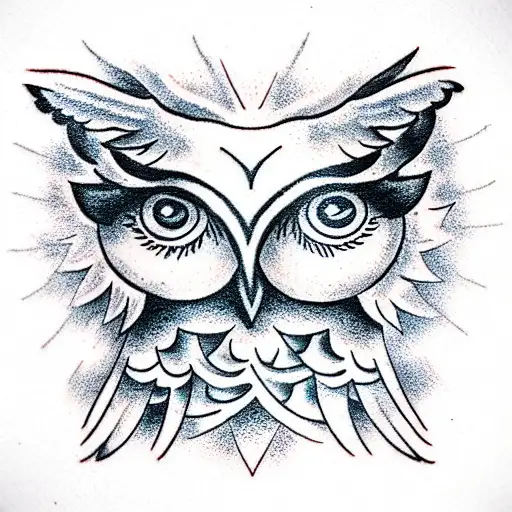 Owl And All Seeing Eye