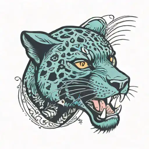 Panther Animal Playing