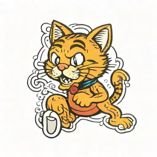 Garfield Cartoon Character