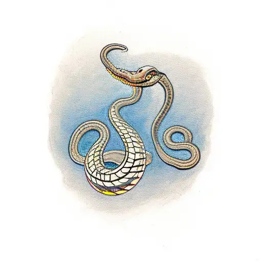 Snake On A Vase