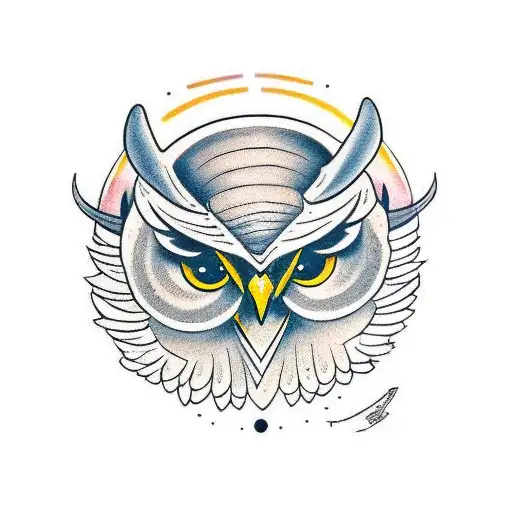 Owl With Bull