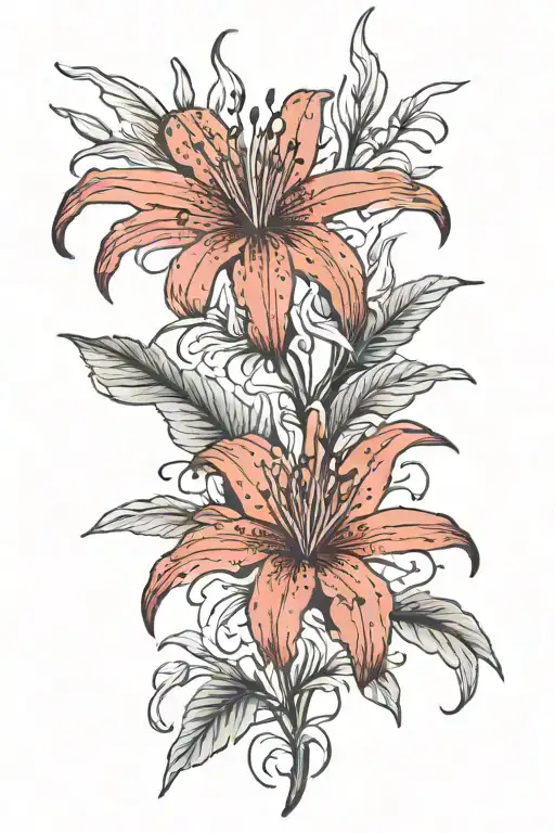 Red Spider Lily Flower