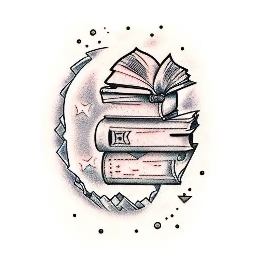 A Rock Formed From The Pages Of A Book