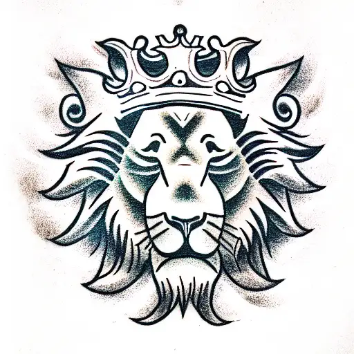 Lion With Crown
