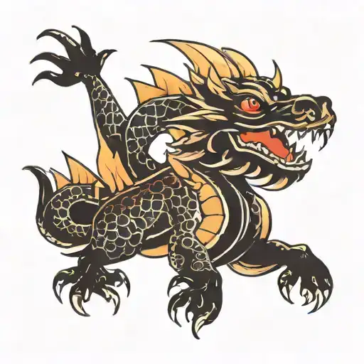 Dragon Tattoo Cute