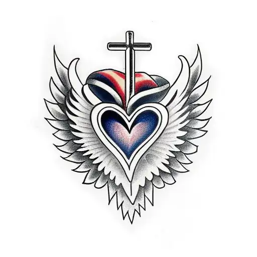 Heart With Angel Wings