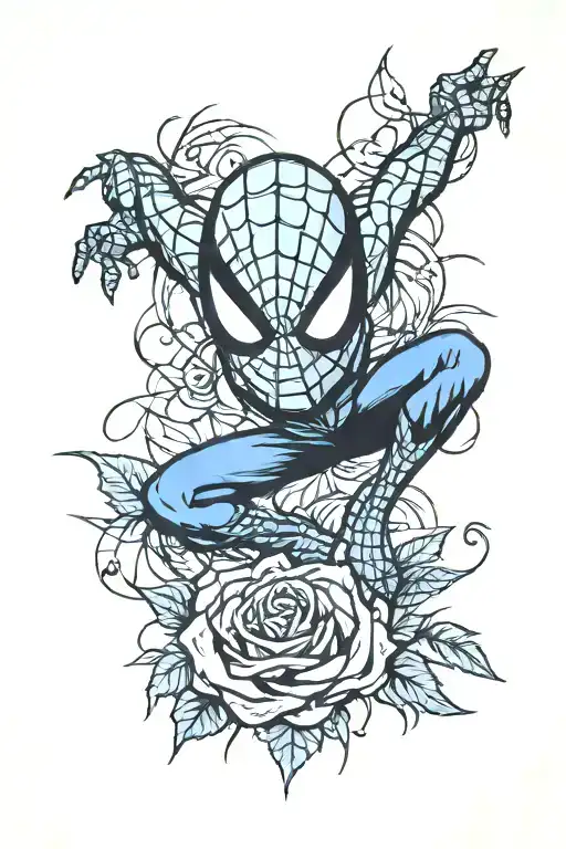 Spider Man With Rose