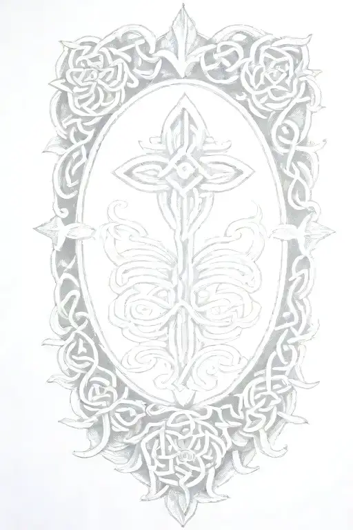 Celtic Flowers Intertwined