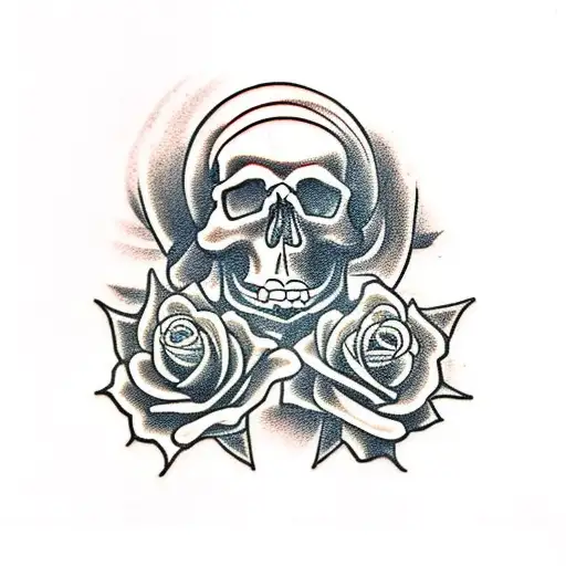 Skull And Roses