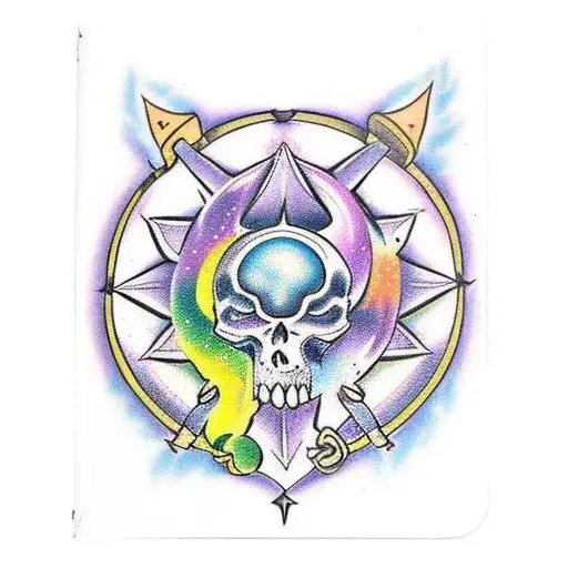 Magical Spell Book With Wand